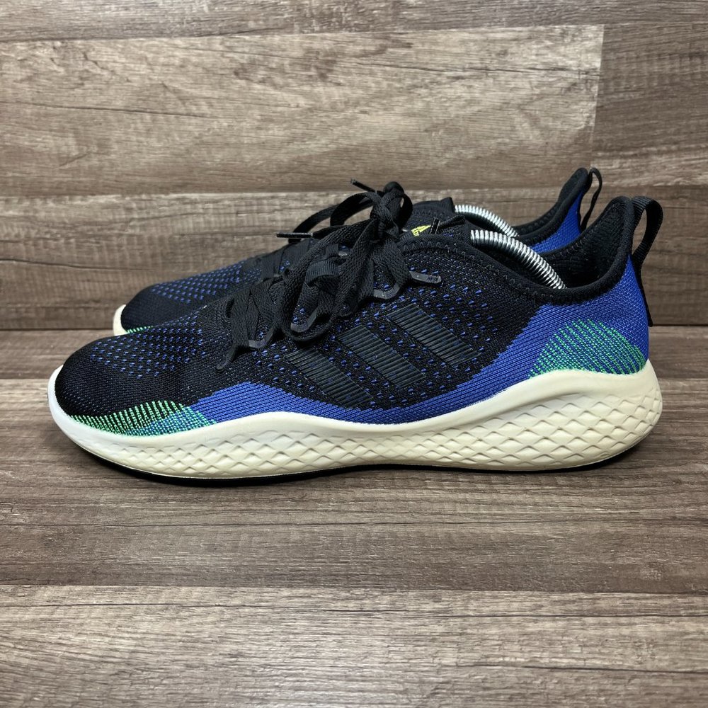 Adidas Pure Bounce Fluidflow 2.0 Black Blue Mens US Size 12 G58105 Sneakers - Picture 3 of 9